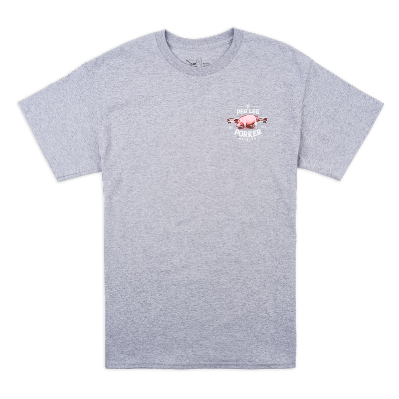 PLPS Cheers to Bourbon Tee - Sport Grey