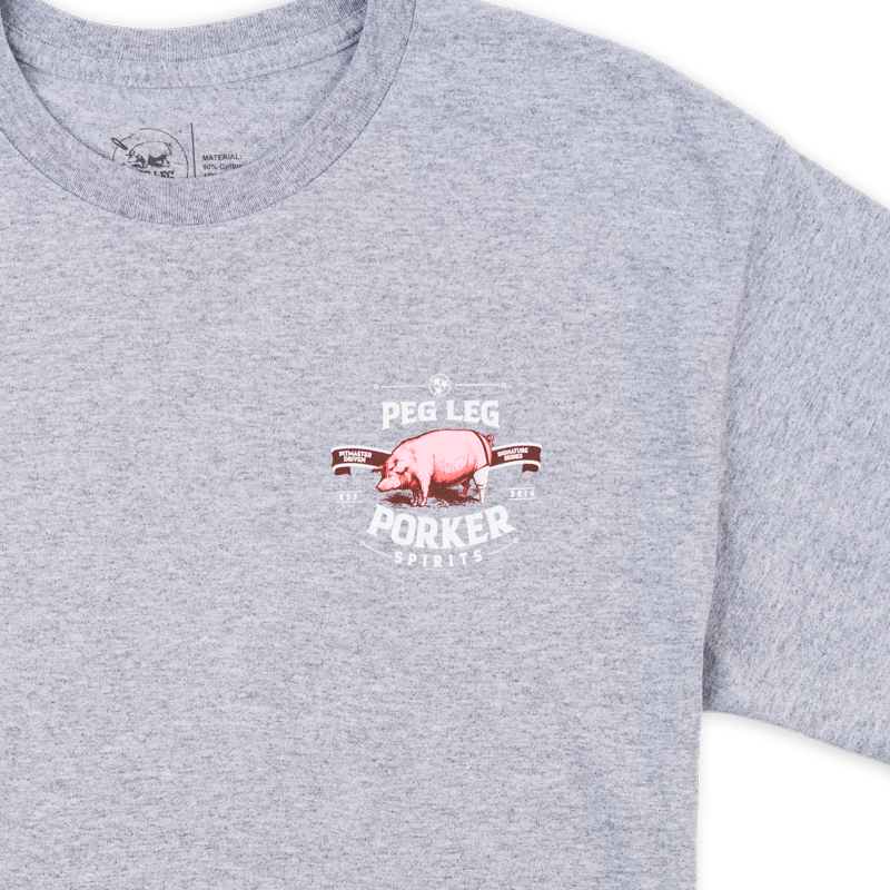 PLPS Cheers to Bourbon Tee - Sport Grey