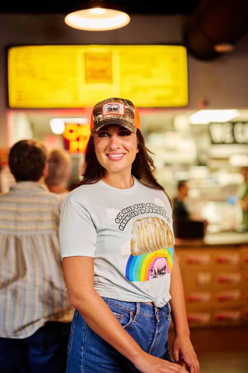 Peg Leg Porker Sex on a Rainbow T-Shirt