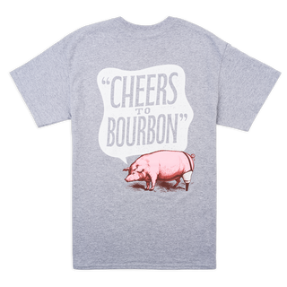 PLPS Cheers to Bourbon Tee - Sport Grey