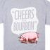 PLPS Cheers to Bourbon Tee - Sport Grey