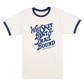 PLPS Whiskey Bent & Trail Bound Ringer Tee - Vintage White