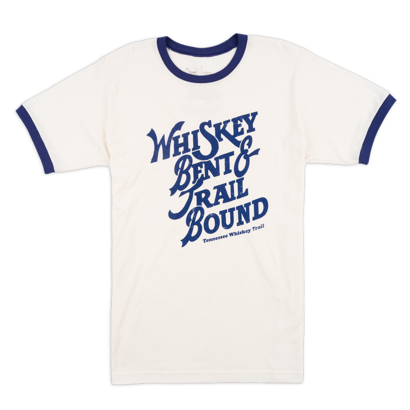 PLPS Whiskey Bent & Trail Bound Ringer Tee - Vintage White