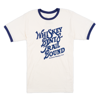 PLPS Whiskey Bent & Trail Bound Ringer Tee - Vintage White