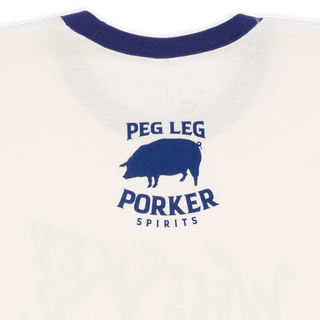 PLPS Whiskey Bent & Trail Bound Ringer Tee - Vintage White