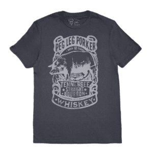 Spirits 12 Year Old Bourbon Whiskey Tee - Charcoal