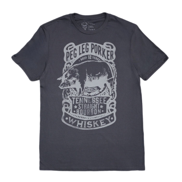 Spirits 12 Year Old Bourbon Whiskey Tee - Charcoal