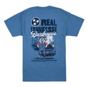 Real TN BBQ Tee - Indigo Blue