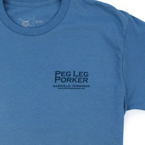 Real TN BBQ Tee - Indigo Blue - Image 4