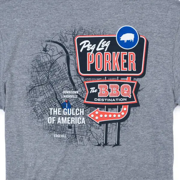Gulch of America Tee - Graphite Heather - Image 3