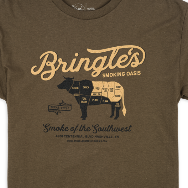 Bringles Smoke of the Southwest Tee - Olive - Image 2