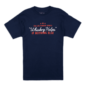 PLPS Whiskey Helps Tee - Navy