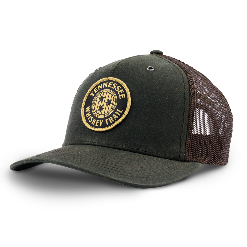PLPS Whiskey Trail Spirits Cap - Dark Olive / Coffee