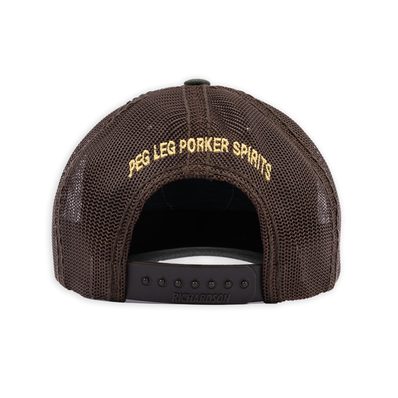 PLPS Whiskey Trail Spirits Cap - Dark Olive / Coffee - Image 2