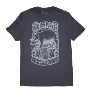 Spirits 12 Year Old Bourbon Whiskey Tee - Charcoal