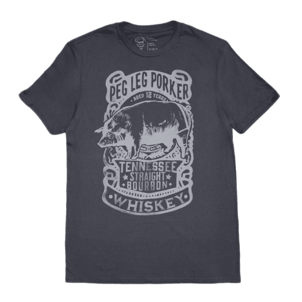 Spirits 12 Year Old Bourbon Whiskey Tee - Charcoal