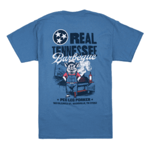Real TN BBQ Tee - Indigo Blue