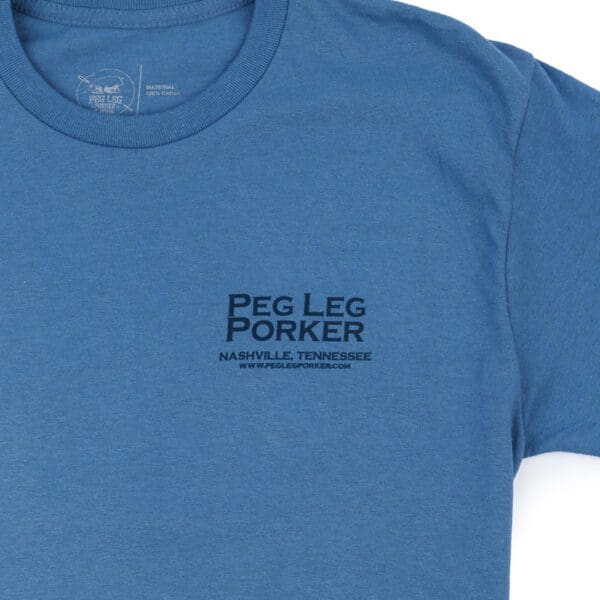 Real TN BBQ Tee - Indigo Blue - Image 4