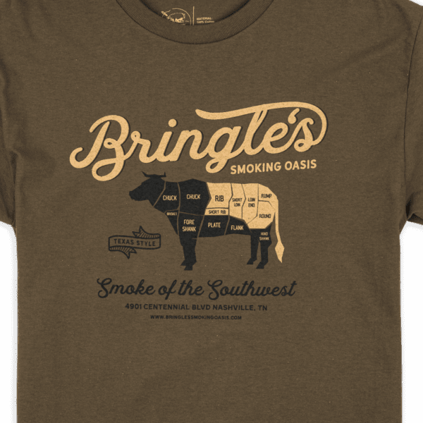 Bringles Smoke of the Southwest Tee - Olive - Image 2