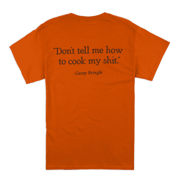 Bringles Don't Tell Me How Tee - Texas Orange - Image 2