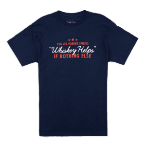 PLPS Whiskey Helps Tee - Navy