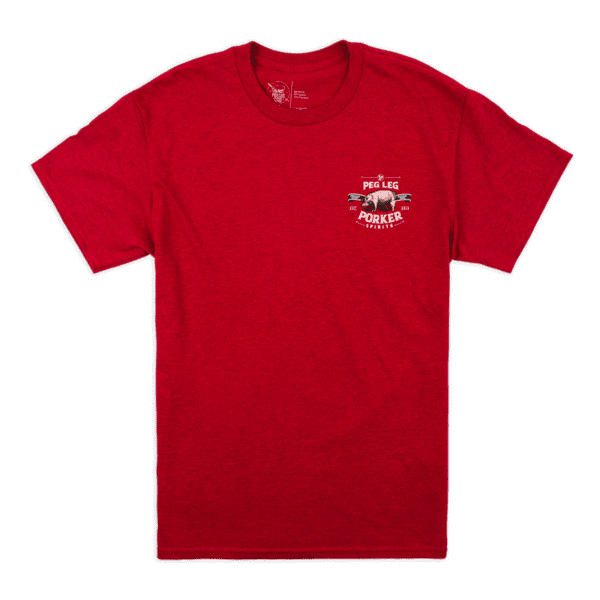 PLPS Pig with a Swig Tee - Antique Cherry Red - Image 2
