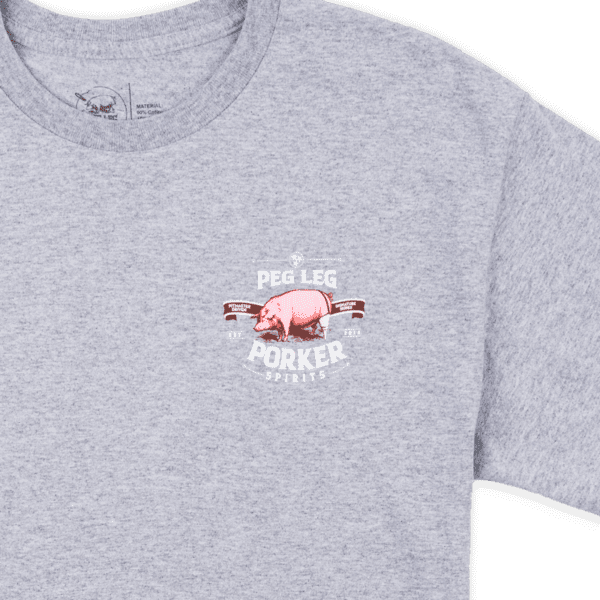 PLPS Cheers to Bourbon Tee - Sport Grey - Image 4