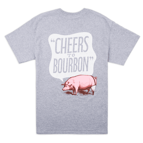 PLPS Cheers to Bourbon Tee - Sport Grey