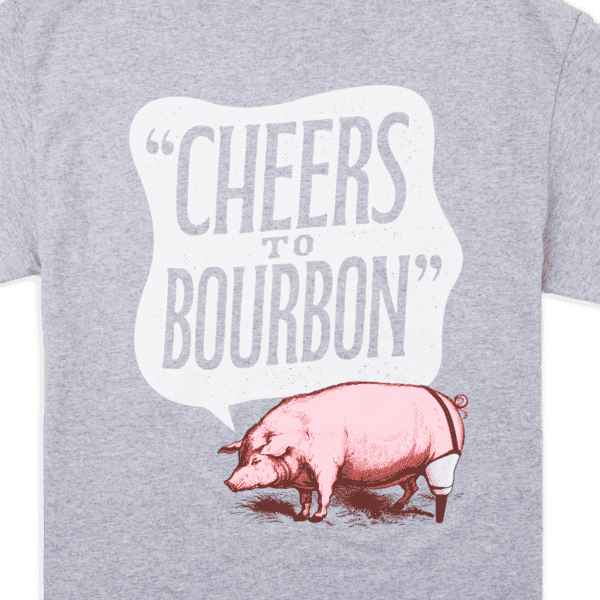 PLPS Cheers to Bourbon Tee - Sport Grey - Image 3