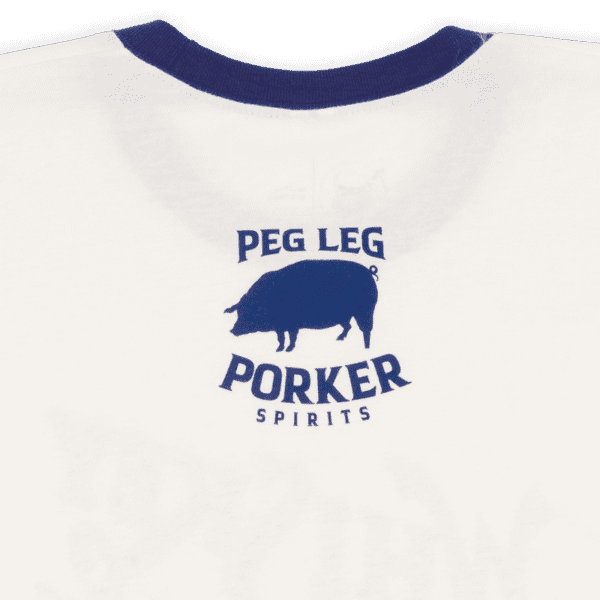PLPS Whiskey Bent & Trail Bound Ringer Tee - Vintage White - Image 4
