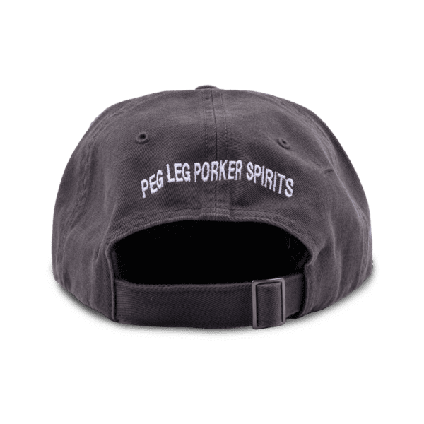 PLPS Whiskey Trail Washed Twill Cap - Charcoal - Image 2